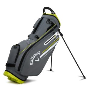 Callaway 2023 Chev Golf Stand Bag-Charcoal with Floral Yellow